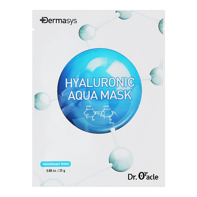 Sheet mask with hyaluronic acid, Dr. Oracle DERMASYS Hyaluronic Aqua Mask 25 ml
