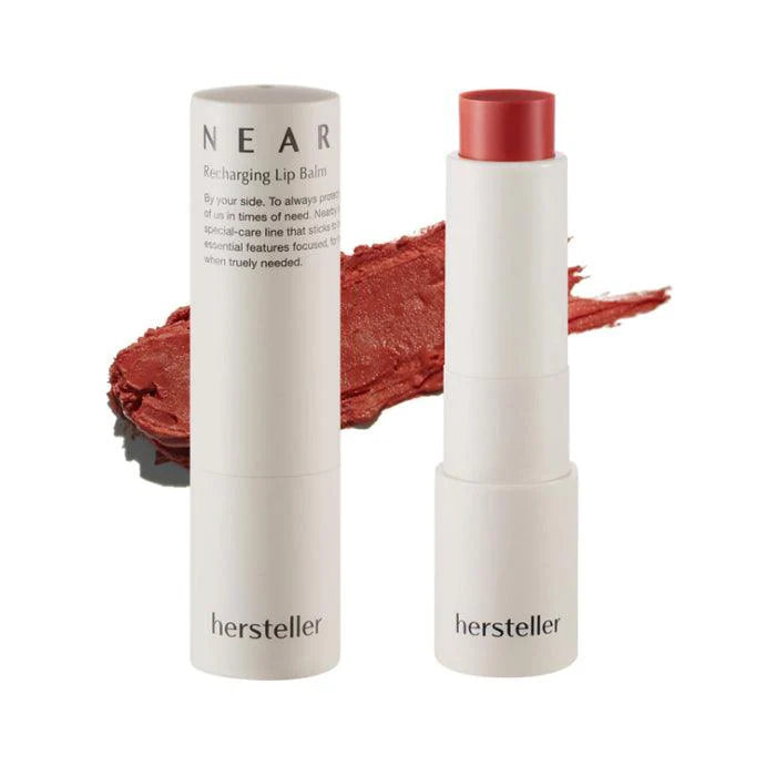 Nearby Recharging Lip Balm Rosy – veganiškas lūpų balzamas, 3.8 g