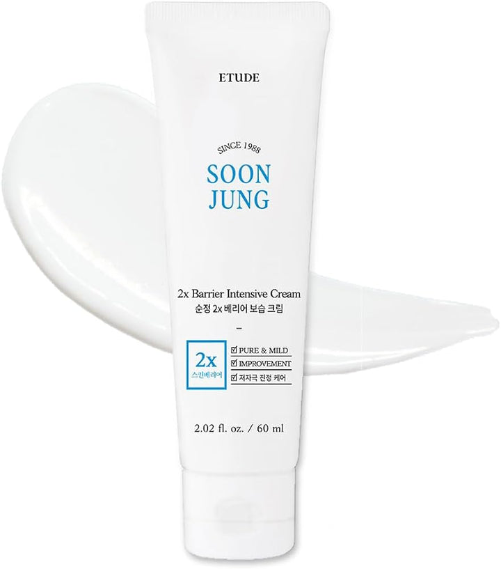 Face Cream, Etude House Soon Jung 2x Barrier Intensive Cream 60ml