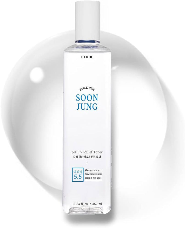 Facial Toner, Etude House Soon Jung Ph 5.5 Relief Toner 350ml/200ml