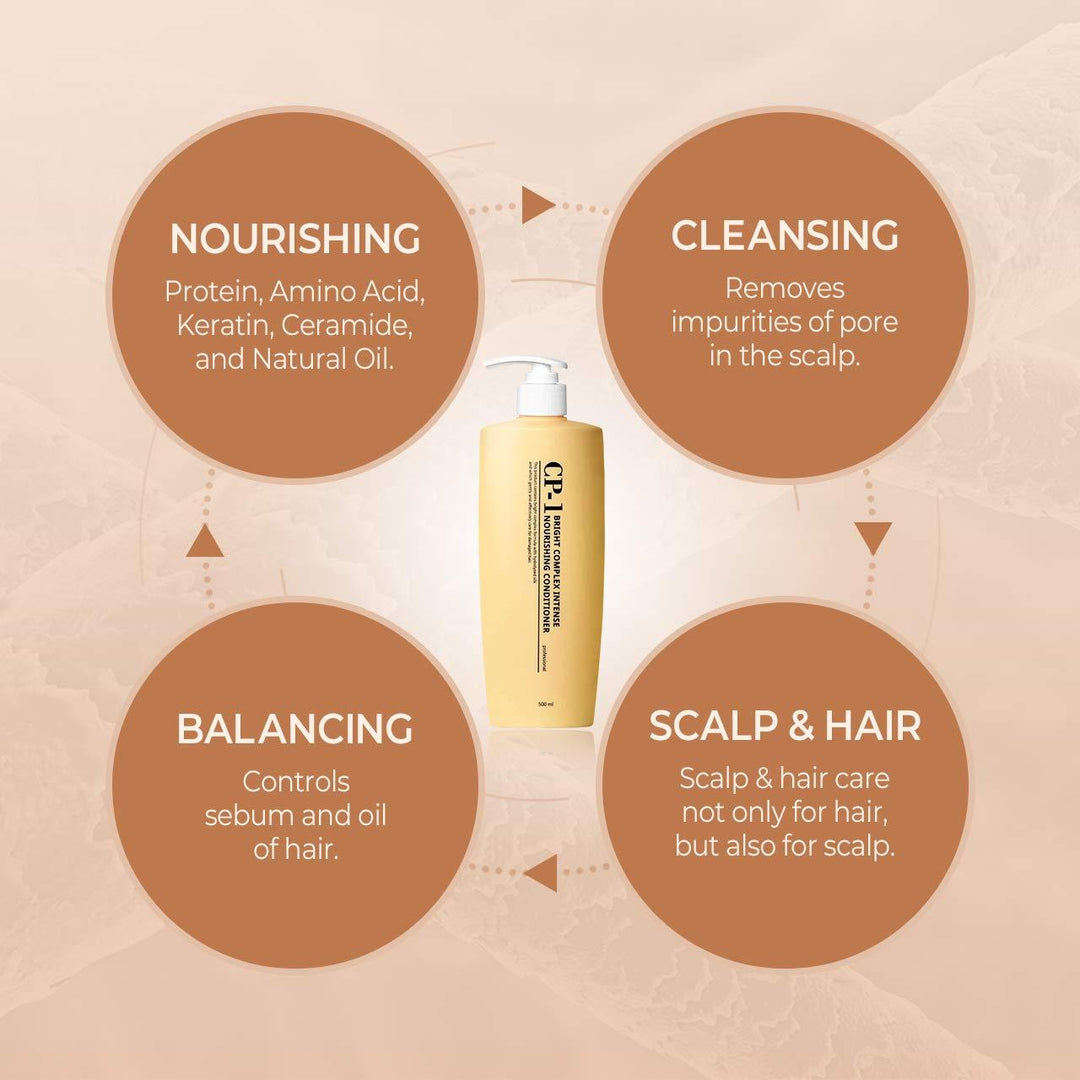 NOURISHING HAIR CONDITIONER, CP-1 BRIGHT COMPLEX INTENSE NOURISHING CONDITIONER VERSION 2.0, 500 ml/100 ml
