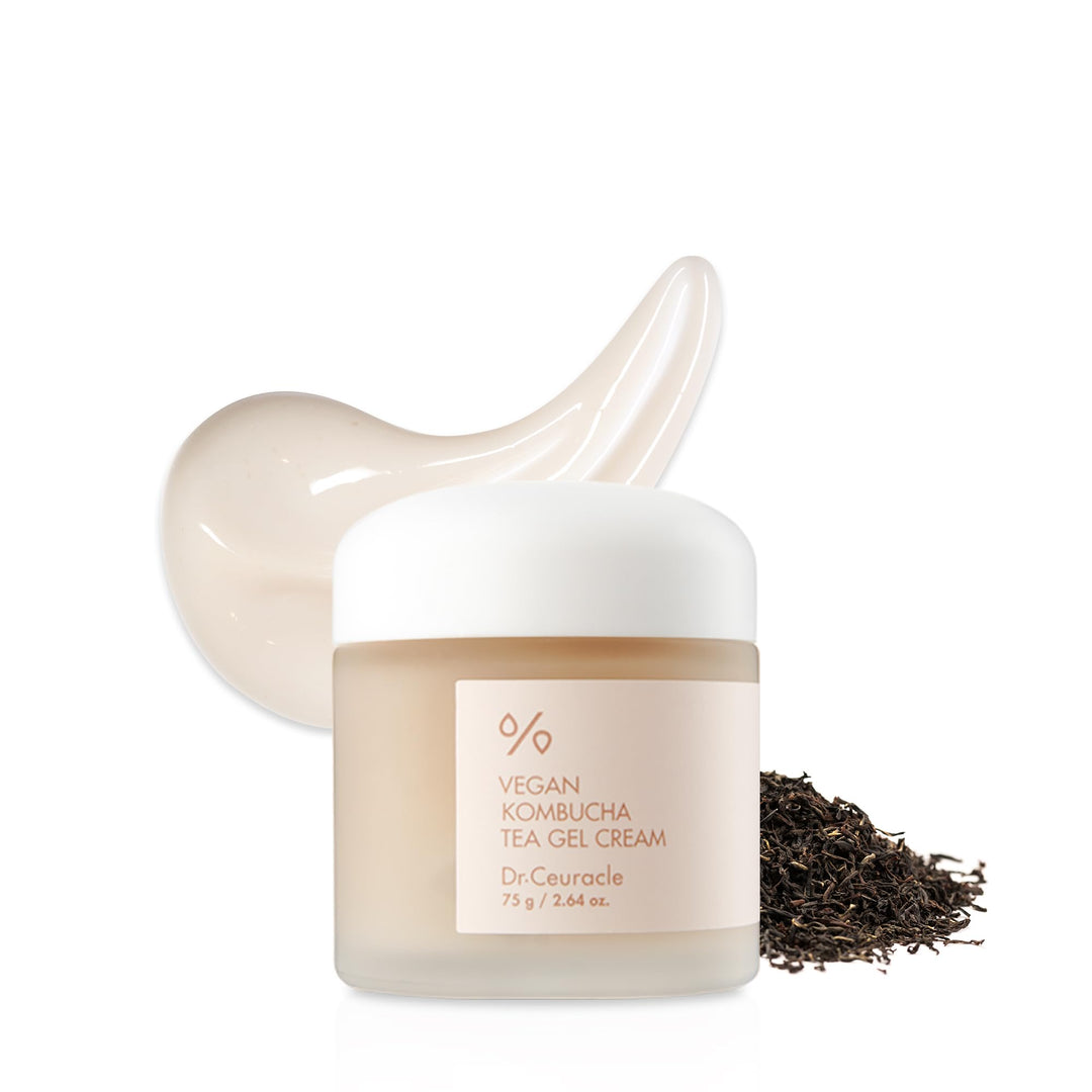 Face Cream, Dr. Ceuracle Vegan Kombucha Tea Gel Cream 75g