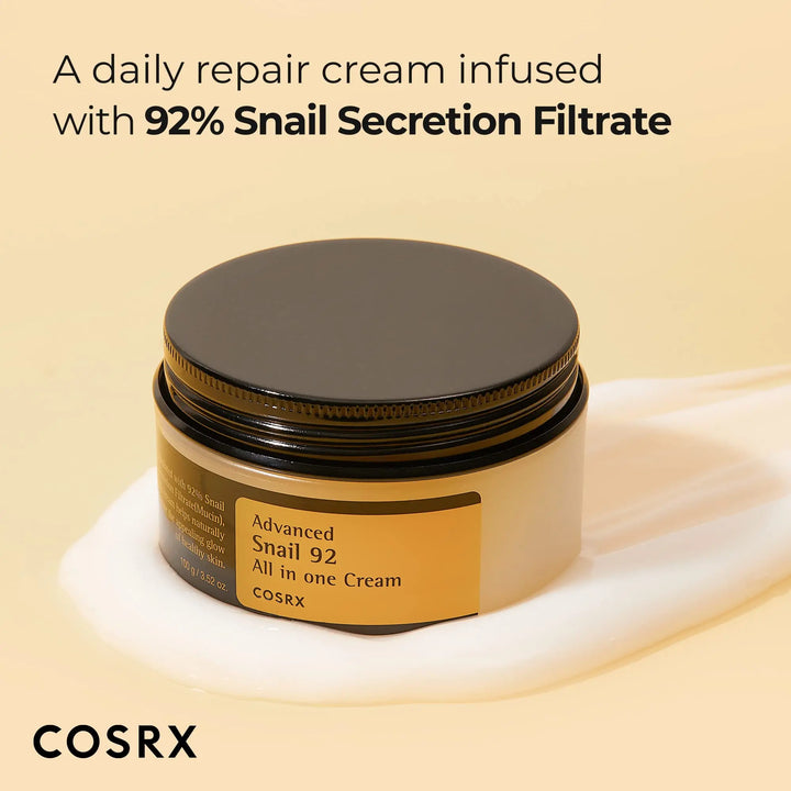 COSRX Advanced Snail 92 All In One Cream su sraigių mucinu, 100ml COSRX