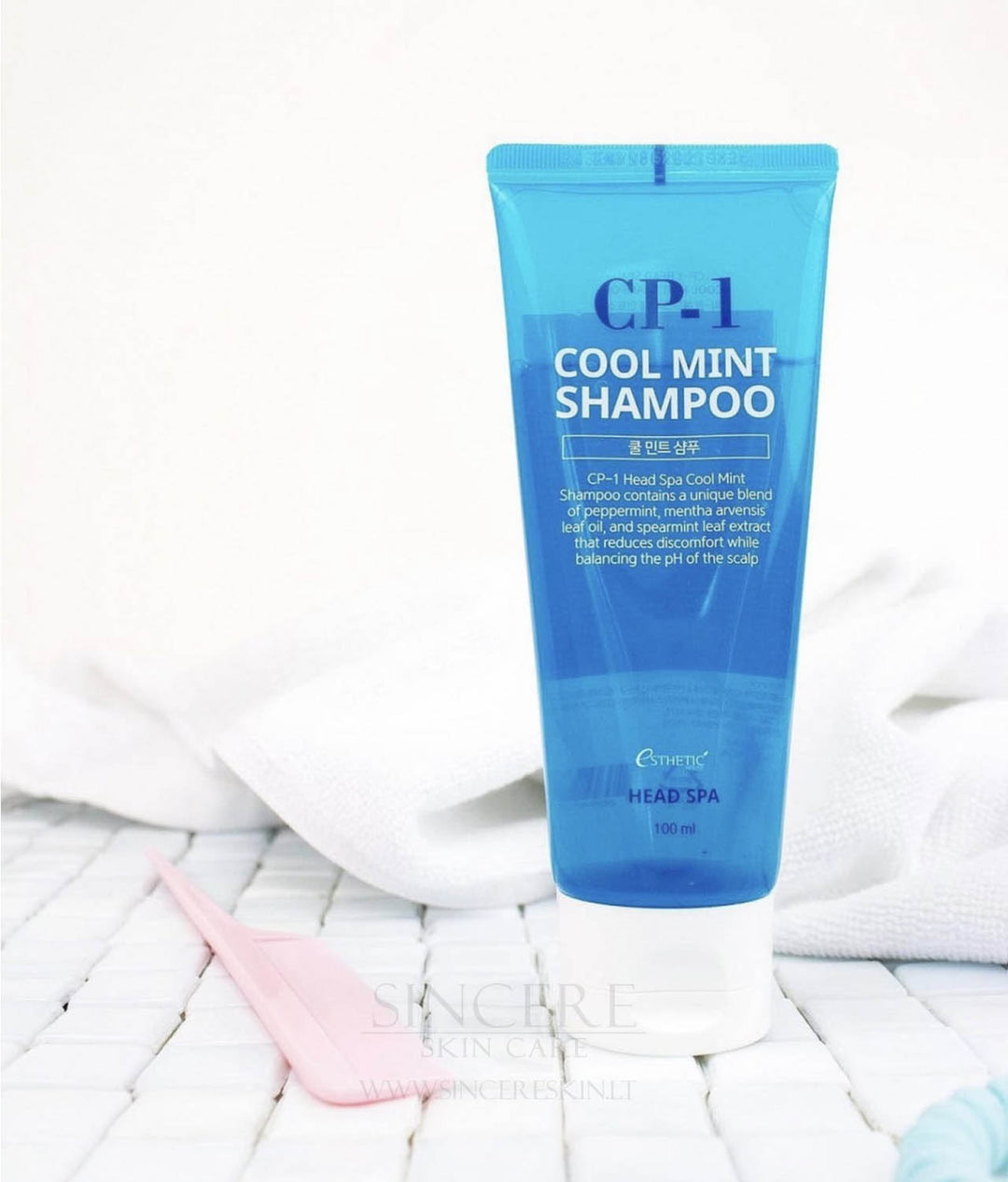 Deep cleansing and refreshing hair shampoo, Esthetic House CP-1 HEAD SPA Cool Mint Shampoo 100 ml, 500 ml