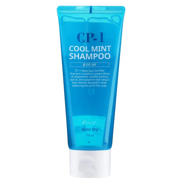 Deep cleansing and refreshing hair shampoo, Esthetic House CP-1 HEAD SPA Cool Mint Shampoo 100 ml, 500 ml