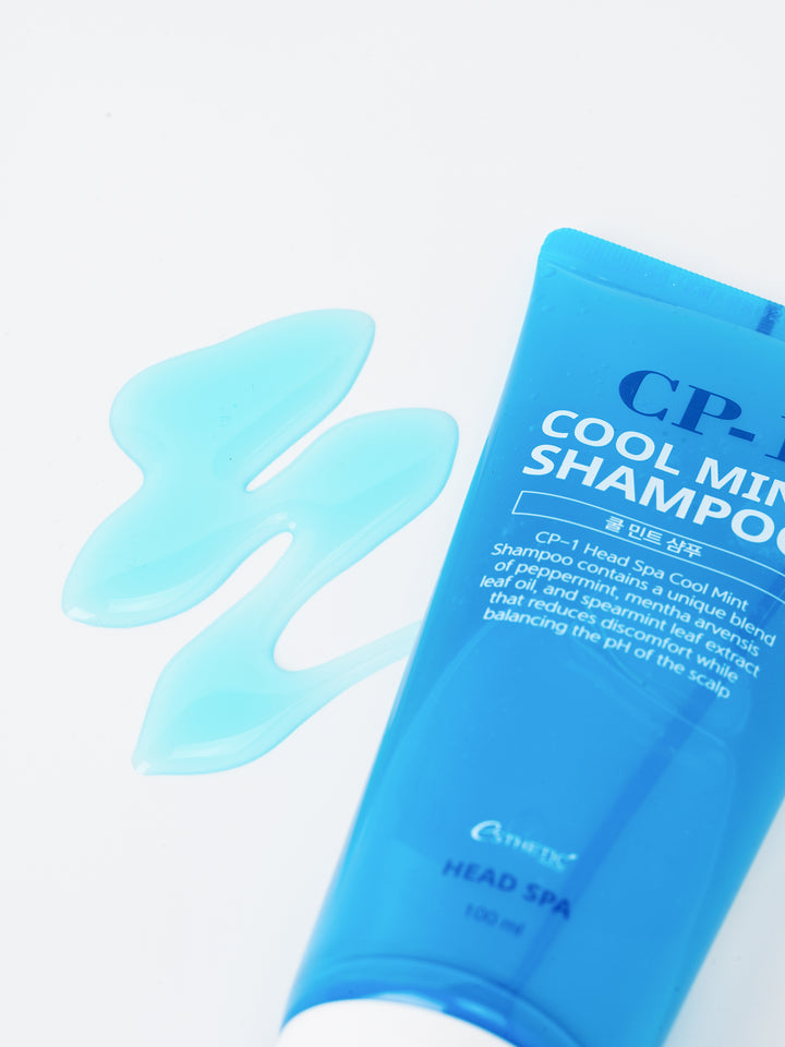 Deep cleansing and refreshing hair shampoo, Esthetic House CP-1 HEAD SPA Cool Mint Shampoo 100 ml, 500 ml