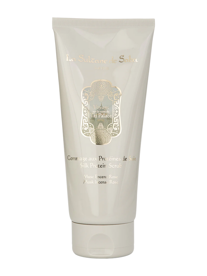 La Sultane de Saba Taj Palace Peeling – Rose, Musk, Frankincense – Silk Protein Scrub, 200 ml