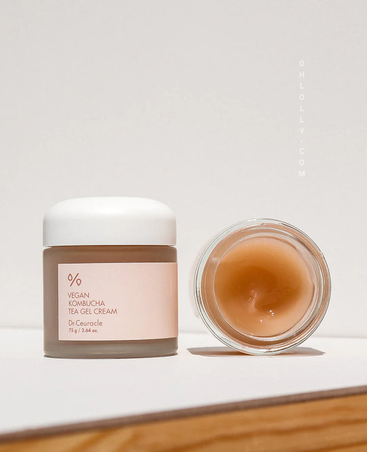 Face Cream, Dr. Ceuracle Vegan Kombucha Tea Gel Cream 75g
