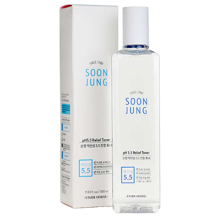 Facial Toner, Etude House Soon Jung Ph 5.5 Relief Toner 350ml/200ml