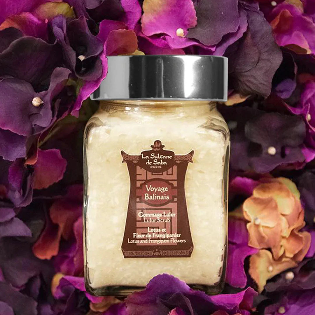 La Sultane De Saba Lotus and Frangipani Flowers Lulur Scrub – Silky Body Scrub, 300 ml