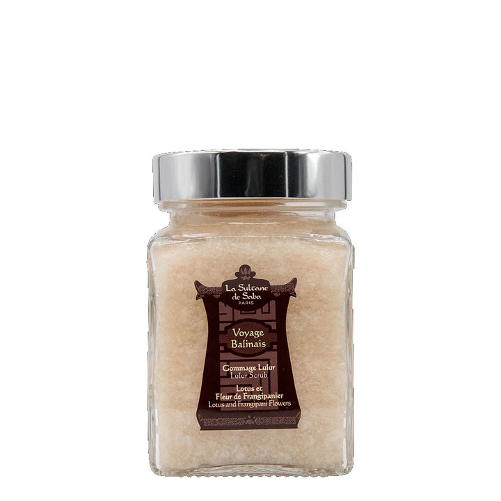 La Sultane De Saba Lotus and Frangipani Flowers Lulur Scrub – Silky Body Scrub, 300 ml