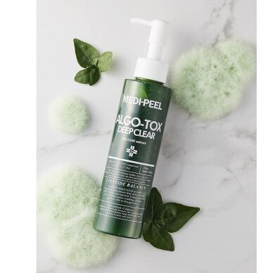 Giliai Valantis Gelinis Prausiklis MEDI-PEEL Algo-Tox Deep Clear Facial Cleanser 5.07 fl oz/150 ml