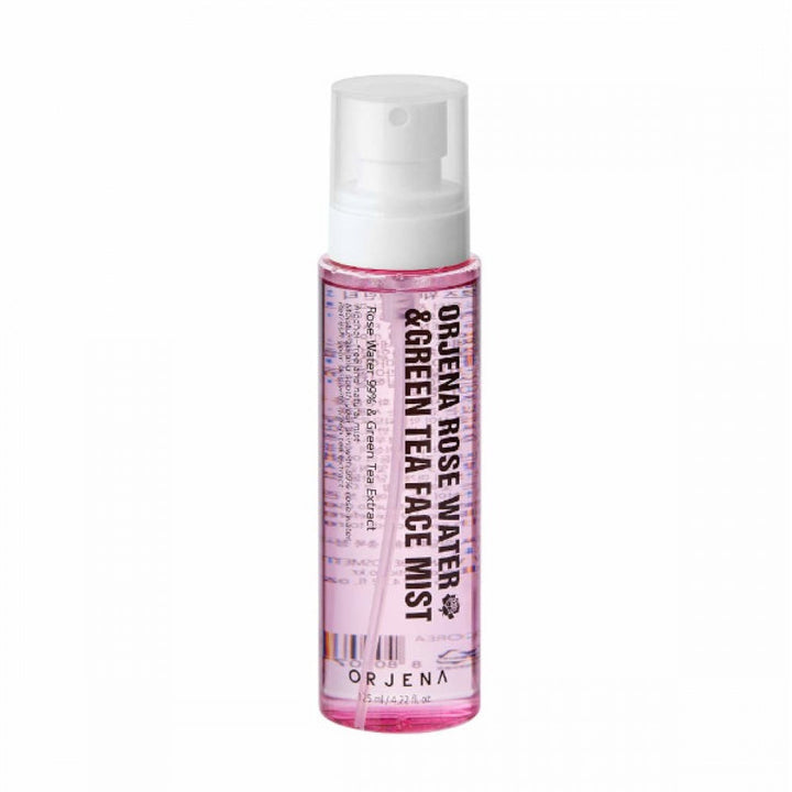 ORJENA Rose Water & Green Tea Face Mist – gaivinamoji ir drėkinamoji veido dulksna, 125
