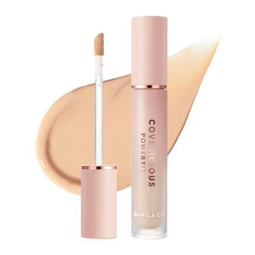 BANILA CO Covericious Power Fit Concealer #23P Peanut – lengvas, poras nekemšantis maskuoklis su Pink Cica Complex