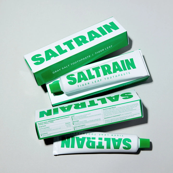 SALTRAIN GRAY SALT TIGER LEAF toothpaste, 100g