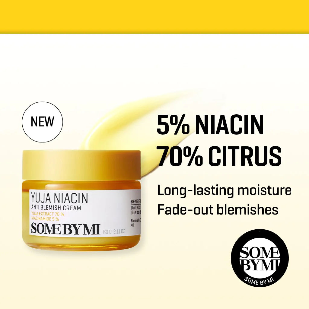 Face Cream, Some by Mi Uja Niacin Anti Blemish Cream 60g